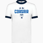 Santa Monica Corsairs <span class="pdp-name-mascot">Santa Monica College Corsairs</span> Augusta Adult Ringer T-Shirt Front Thumbnail