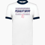 Pleasant Grove Eagles Augusta Adult Ringer T-Shirt Front Thumbnail