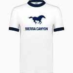 Sierra Canyon School Trailblazers Online Store <span class="pdp-name-mascot">Sierra Trailblazers</span> Augusta Adult Ringer T-Shirt Front Thumbnail