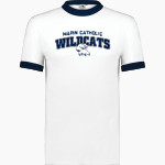 Marin Catholic Wildcats <span class="pdp-name-mascot">Marin Catholic Wildcats</span> Augusta Adult Ringer T-Shirt Front Thumbnail