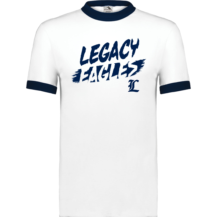 Legacy Eagles <span class="pdp-name-mascot">Legacy Charter Eagles</span> Augusta Adult Ringer T-Shirt