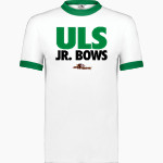 ULS Jr. Bows <span class="pdp-name-mascot">Junior Rainbows</span> Augusta Adult Ringer T-Shirt Front Thumbnail