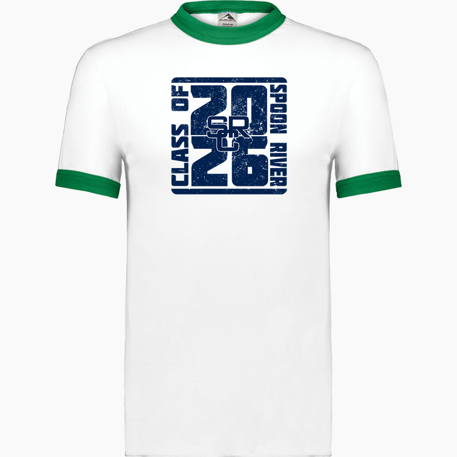 <span class="pdp-name-mascot">Spoon River Snappers</span> Augusta Adult Ringer T-Shirt