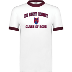 DE SMET JESUIT HIGH SCHOOL SPARTANS <span class="pdp-name-mascot">DE SMET JESUIT SPARTANS</span> Augusta Adult Ringer T-Shirt Front Thumbnail