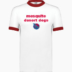 Mesquite Desert Dogs Augusta Adult Ringer T-Shirt Front Thumbnail