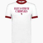 Eleva-Strum Cardinals Augusta Adult Ringer T-Shirt Front Thumbnail