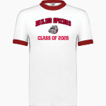 Boiling Springs Middle School bulldogs offical sideline store Augusta Adult Ringer T-Shirt Front Thumbnail
