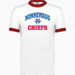 Nonnewaug Chiefs Augusta Adult Ringer T-Shirt Front Thumbnail