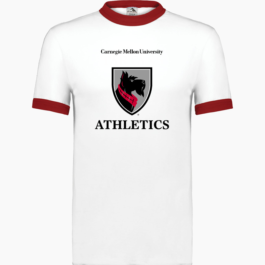 CARNEGIE MELLON UNIVERSITY TARTANS <span class="pdp-name-mascot">Carnegie Mellon Tartans</span> Augusta Adult Ringer T-Shirt