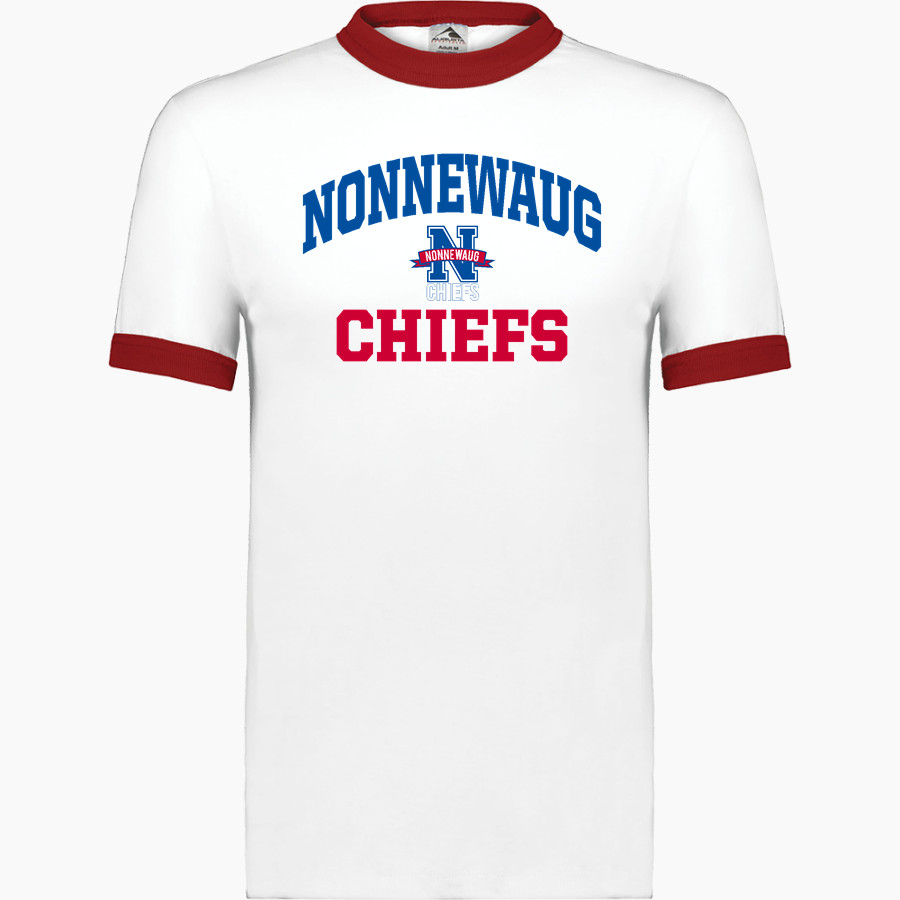 Nonnewaug Chiefs Augusta Adult Ringer T-Shirt