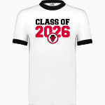 Chaffee Red Devils <span class="pdp-name-mascot">Chaffee Schools Red Devils</span> Augusta Adult Ringer T-Shirt Front Thumbnail