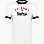 Buckeye Volleyball Club <span class="pdp-name-mascot">Buckeye Volleyball Club</span> Augusta Adult Ringer T-Shirt Front Thumbnail
