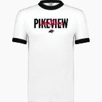 PIKEVIEW HIGH SCHOOL PANTHERS <span class="pdp-name-mascot">PIKEVIEW PANTHERS</span> Augusta Adult Ringer T-Shirt Front Thumbnail