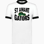 ST AMANT HIGH SCHOOL GATORS <span class="pdp-name-mascot">ST AMANT GATORS</span> Augusta Adult Ringer T-Shirt Front Thumbnail