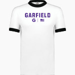 Garfield Bulldogs Augusta Adult Ringer T-Shirt Front Thumbnail