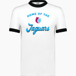 Frankel Jewish Academy Jaguars official sideline store <span class="pdp-name-mascot">Frankel Jewish Academy Jaguars</span> Augusta Adult Ringer T-Shirt Front Thumbnail