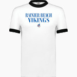 Rainier Beach Vikings <span class="pdp-name-mascot">Rainier Beach Vikings</span> Augusta Adult Ringer T-Shirt Front Thumbnail