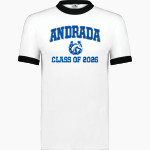 Andrada Mavericks Online Store <span class="pdp-name-mascot">Andrada Mavericks</span> Augusta Adult Ringer T-Shirt Front Thumbnail