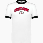 COSHOCTON HIGH SCHOOL REDSKINS <span class="pdp-name-mascot">COSHOCTON REDSKINS</span> Augusta Adult Ringer T-Shirt Front Thumbnail