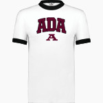 ADA HIGH SCHOOL COUGARS Augusta Adult Ringer T-Shirt Front Thumbnail