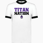 El Paso-Gridley Titans Augusta Adult Ringer T-Shirt Front Thumbnail