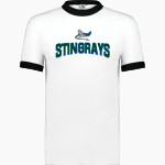 Seacrest Stingrays <span class="pdp-name-mascot">Seacrest Stingrays</span> Augusta Adult Ringer T-Shirt Front Thumbnail