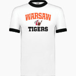 WARSAW HIGH SCHOOL TIGERS <span class="pdp-name-mascot">WARSAW TIGERS</span> Augusta Adult Ringer T-Shirt Front Thumbnail