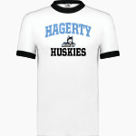 HAGERTY HIGH SCHOOL HUSKIES <span class="pdp-name-mascot">HAGERTY HUSKIES</span> Augusta Adult Ringer T-Shirt Front Thumbnail