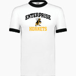ENTERPRISE HIGH SCHOOL HORNETS Augusta Adult Ringer T-Shirt Front Thumbnail