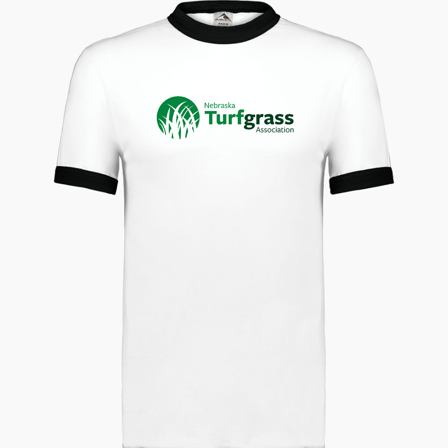 Nebraska Turfgrass Association Association <span class="pdp-name-mascot">Nebraska Turfgrass</span> Augusta Adult Ringer T-Shirt