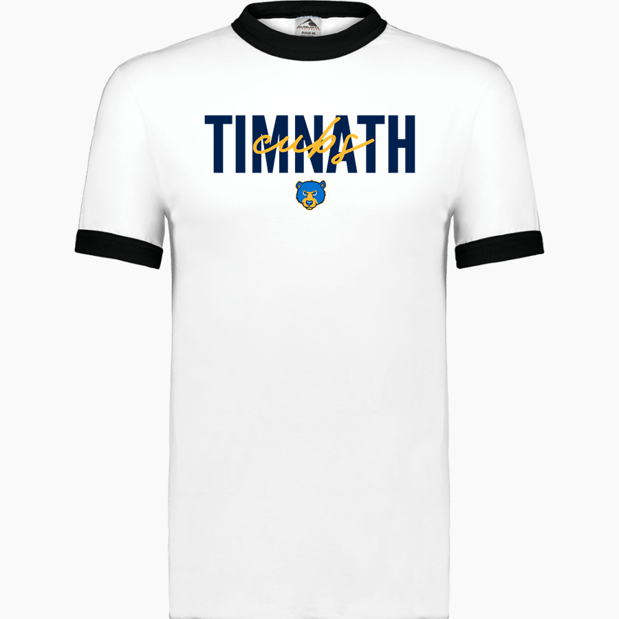 Timnath High School Cubs <span class="pdp-name-mascot">Timnath High School Cubs</span> Augusta Adult Ringer T-Shirt