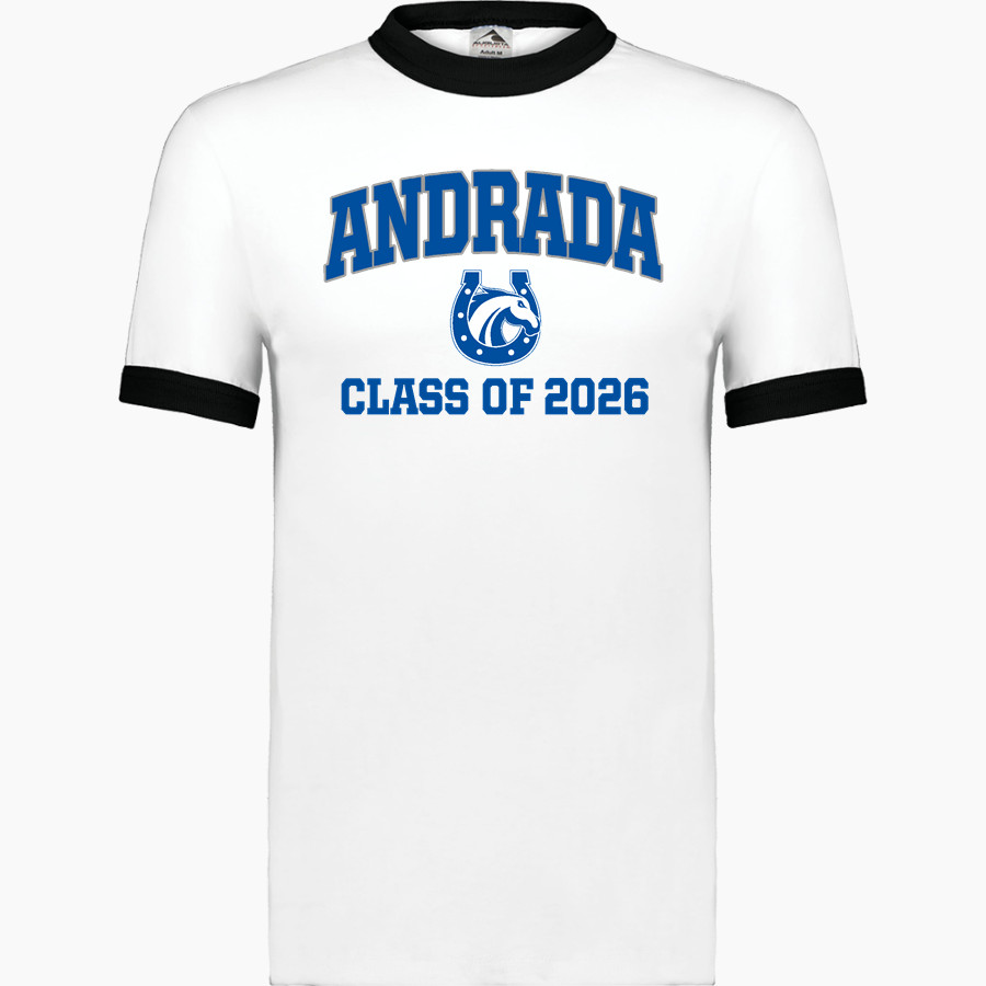 Andrada Mavericks Online Store <span class="pdp-name-mascot">Andrada Mavericks</span> Augusta Adult Ringer T-Shirt