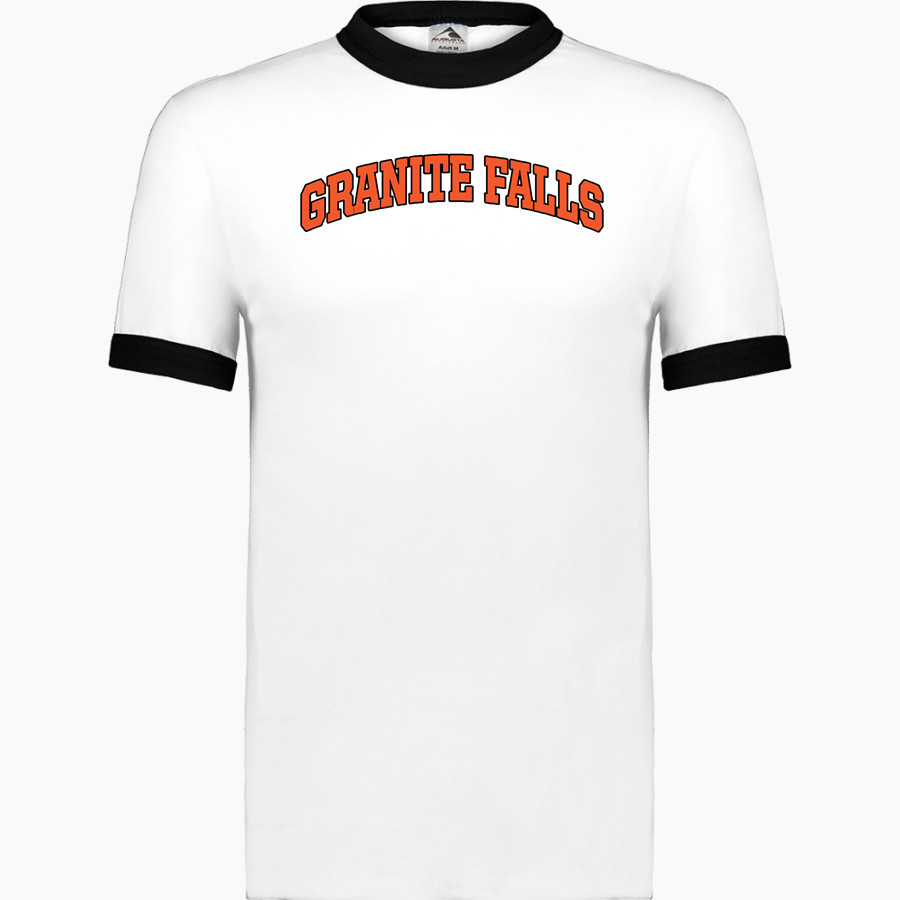 GRANITE FALLS HIGH SCHOOL TIGERS <span class="pdp-name-mascot">GRANITE FALLS TIGERS</span> Augusta Adult Ringer T-Shirt