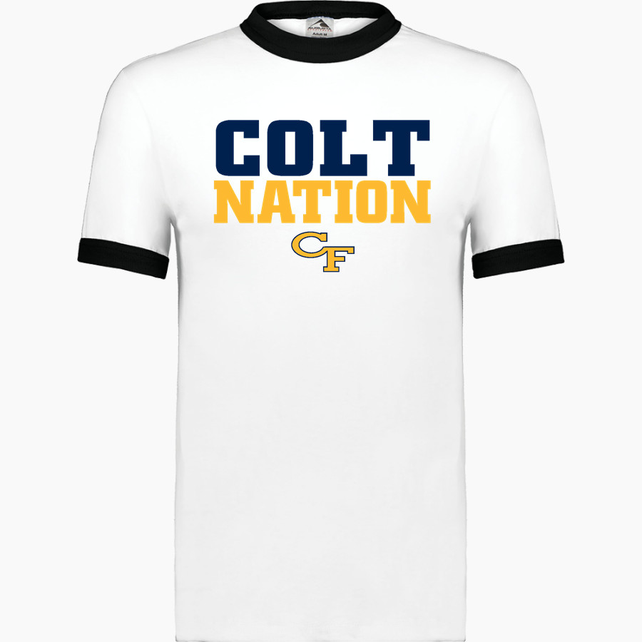 Cape Fear Colts <span class="pdp-name-mascot">Cape Fear Colts</span> Augusta Adult Ringer T-Shirt