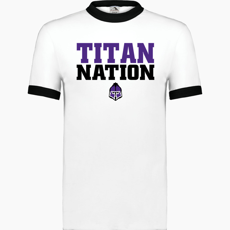 El Paso-Gridley Titans Augusta Adult Ringer T-Shirt