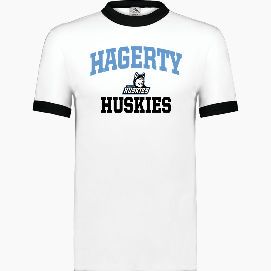 HAGERTY HIGH SCHOOL HUSKIES <span class="pdp-name-mascot">HAGERTY HUSKIES</span> Augusta Adult Ringer T-Shirt