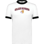 PAVILION HIGH SCHOOL GOLDEN GOPHERS <span class="pdp-name-mascot">PAVILION GOLDEN GOPHERS</span> Augusta Adult Ringer T-Shirt Front Thumbnail