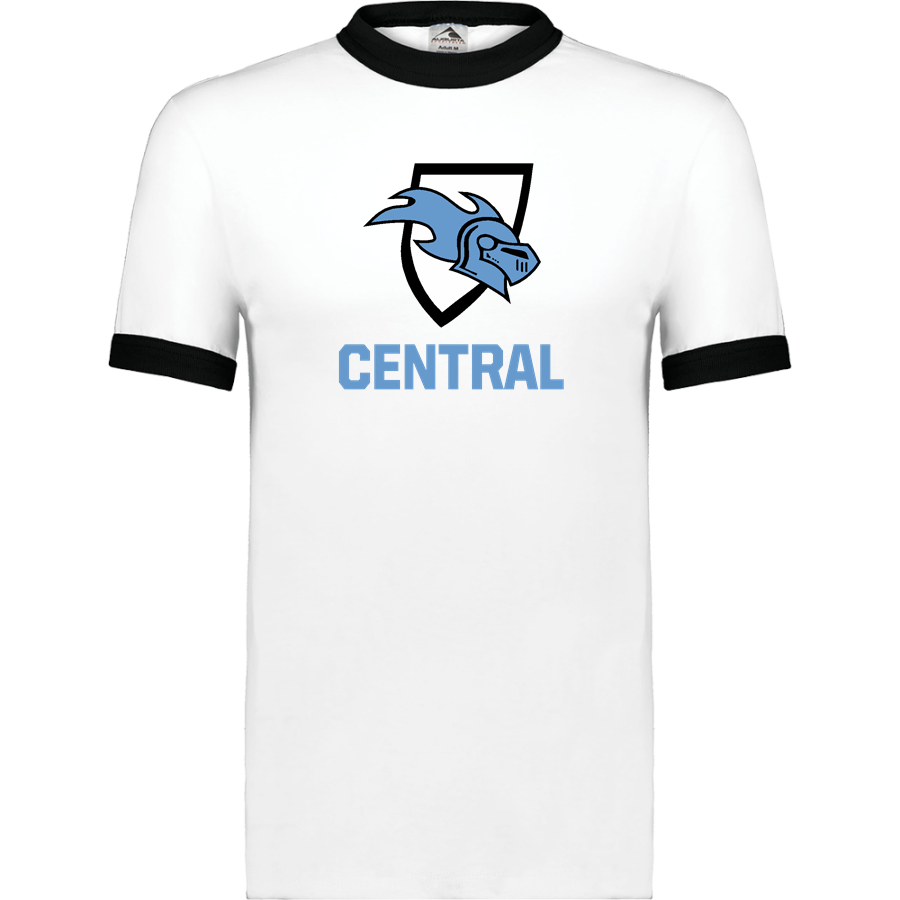 Central Chargers <span class="pdp-name-mascot">Central Chargers</span> Augusta Adult Ringer T-Shirt