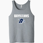 SAINT DOMINIC HIGH SCHOOL BAYHAWKS <span class="pdp-name-mascot">SAINT DOMINIC BAYHAWKS</span> Bella + Canvas Men's Jersey Tank Front Thumbnail