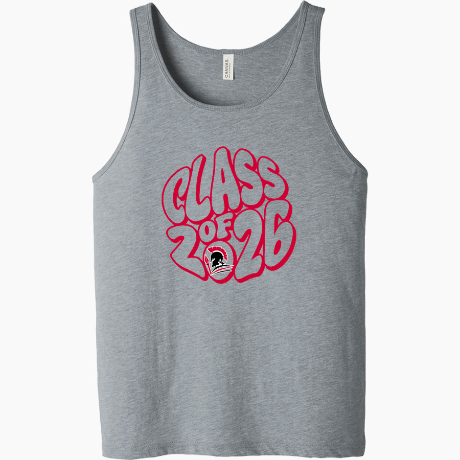 The Burlington School SPARTANS <span class="pdp-name-mascot">The Burlington School SPARTANS</span> Bella + Canvas Men's Jersey Tank