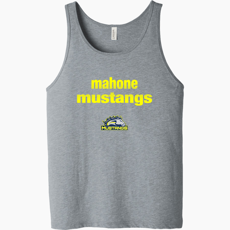 Mahone Mustangs Bella + Canvas Men's Jersey Tank