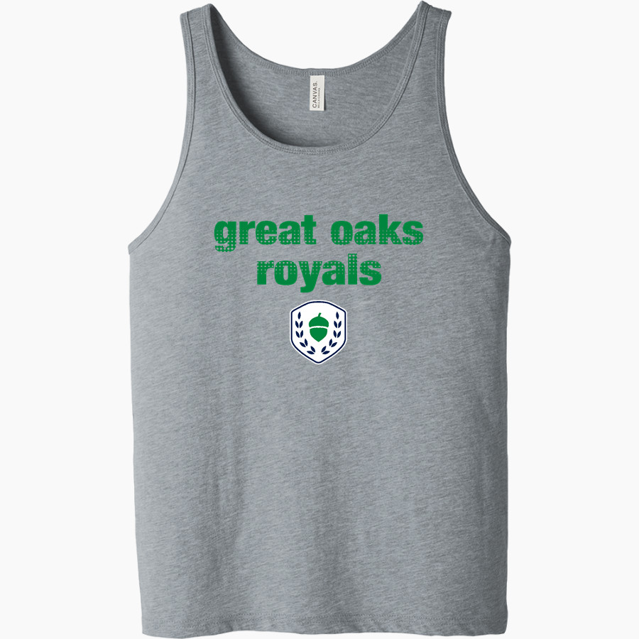 Great Oaks Academy Great Oaks Academy <span class="pdp-name-mascot">Great Oaks Academy</span> Bella + Canvas Men's Jersey Tank