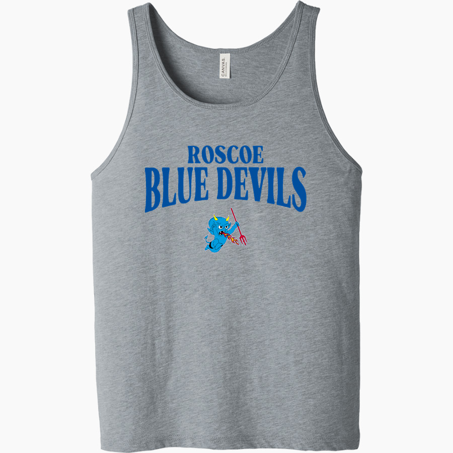 Roscoe Blue Devils Bella + Canvas Men's Jersey Tank