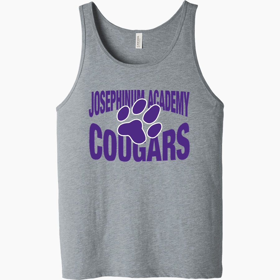 Josephinum Academy of the Sacred Heart <span class="pdp-name-mascot">Josephinum Academy Cougars</span> Bella + Canvas Men's Jersey Tank