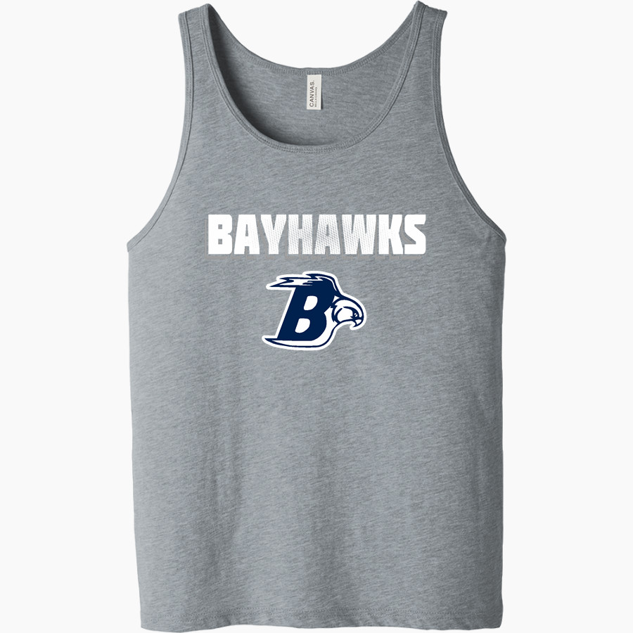 SAINT DOMINIC HIGH SCHOOL BAYHAWKS <span class="pdp-name-mascot">SAINT DOMINIC BAYHAWKS</span> Bella + Canvas Men's Jersey Tank