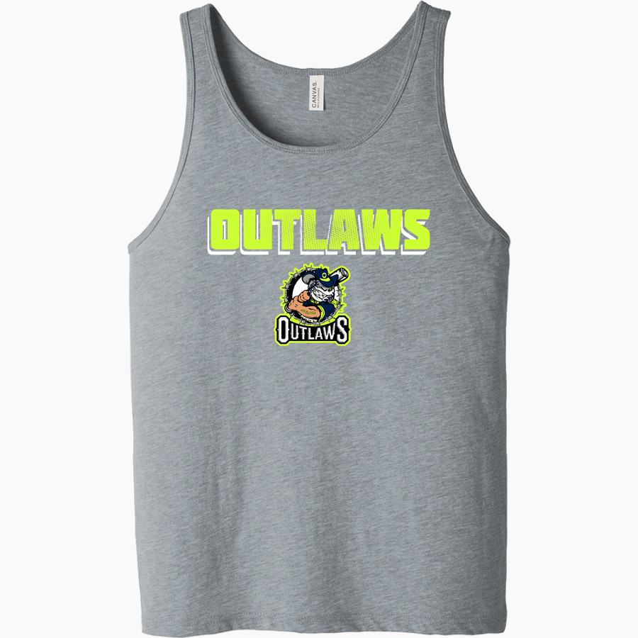 Ocean State Outlaws Outlaws <span class="pdp-name-mascot">Ocean State Outlaws</span> Bella + Canvas Men's Jersey Tank