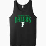 FARMINGDALE HIGH SCHOOL DALERS <span class="pdp-name-mascot">FARMINGDALE DALERS</span> Bella + Canvas Men's Jersey Tank Front Thumbnail