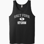 Salt Fork Storm <span class="pdp-name-mascot">Salt Fork Storm</span> Bella + Canvas Men's Jersey Tank Front Thumbnail