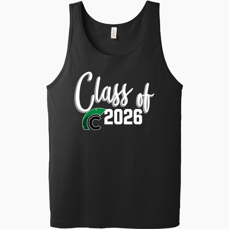 Calvary Christian Spartans <span class="pdp-name-mascot">Calvary Christian Spartans</span> Bella + Canvas Men's Jersey Tank