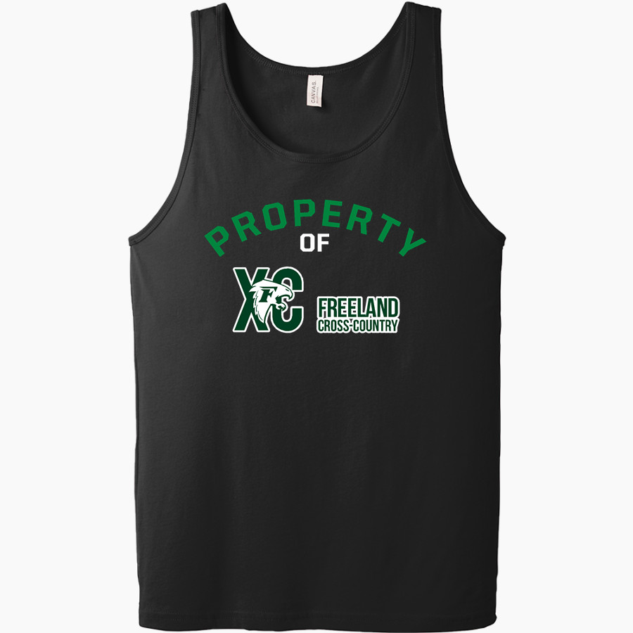 FREELAND HIGH SCHOOL FALCONS Bella + Canvas Men's Jersey Tank